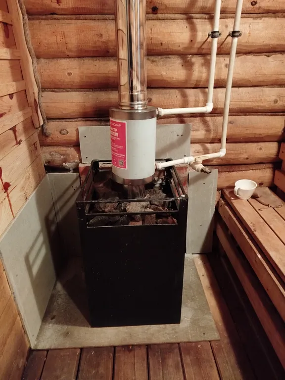 Дом с баней в деревне