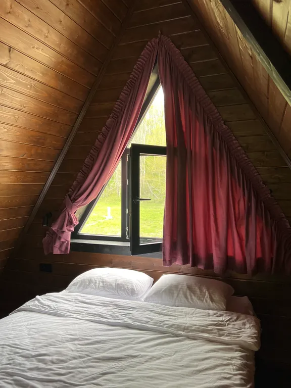 Дом с видом на лес рядом с горной рекой