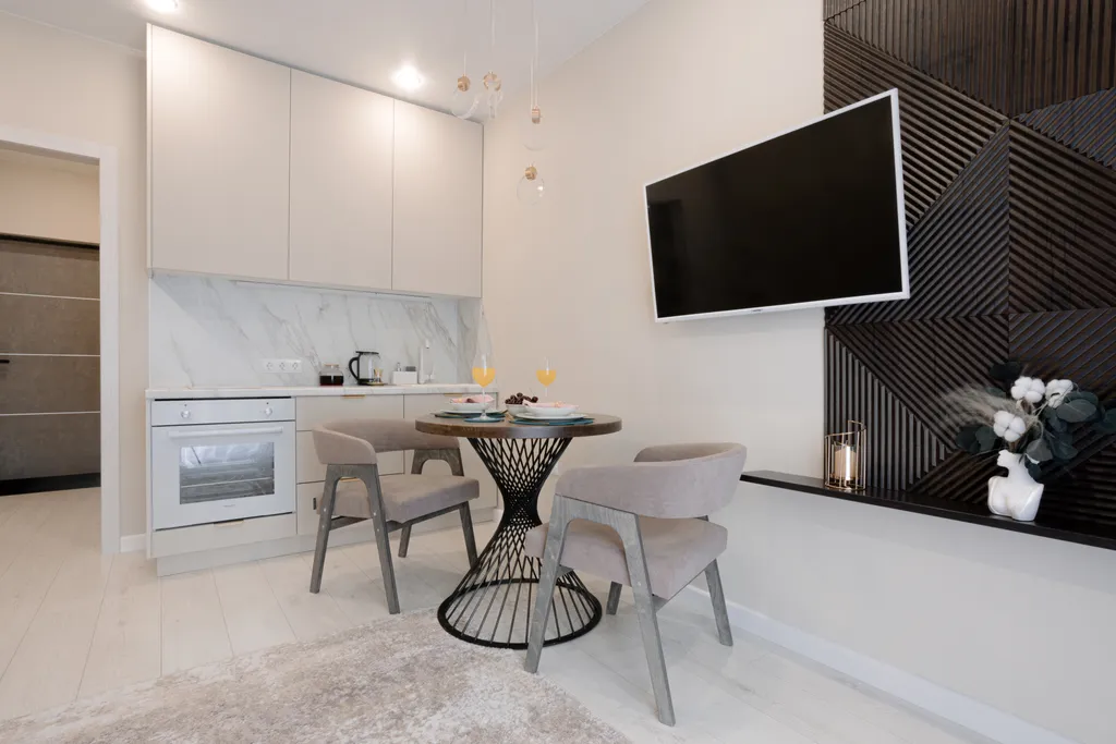 Стильная уютная квартира-студия в ЖК Летний — аренда посуточно в Кудепста