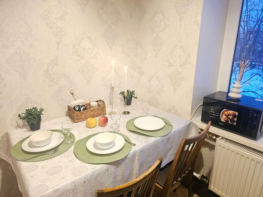 Трехкомнатная квартира рядом с пляжем