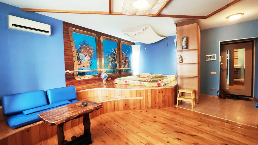 Квартира с джакузи и ИФК-сауной