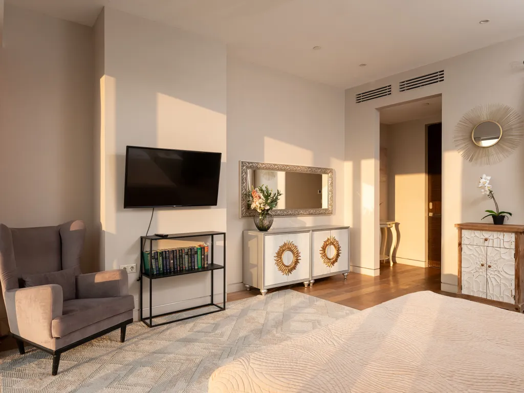 Oko Gudja 29 этаж 100 м2 панорамный вид на город шикарный закат