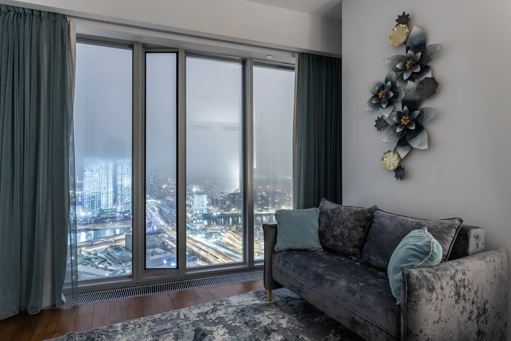 Красивый апартамент в башне ОКО Москва-сити с видом на город