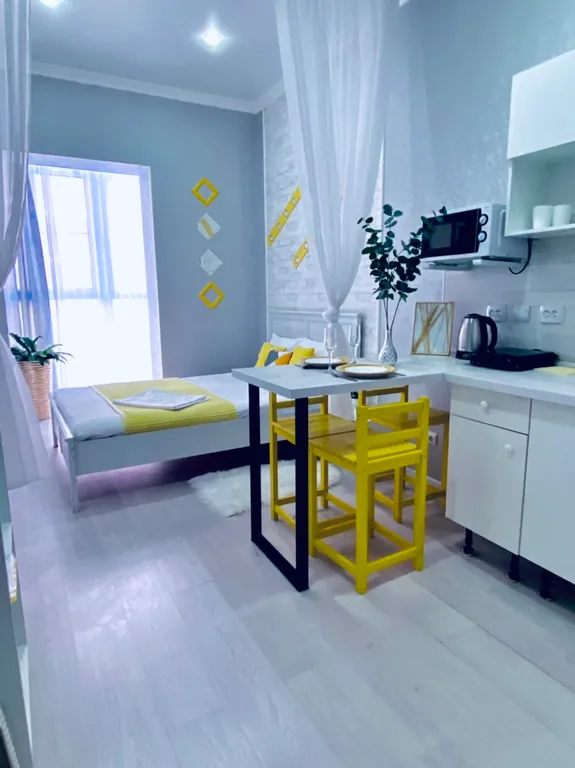 Квартира Квартира Стильная студия Лайм возле парка — Горячий Ключ