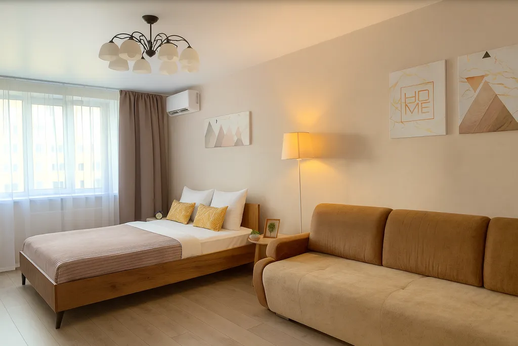 Просторная квартира в новом ЖК Сокол — аренда посуточно в Самара