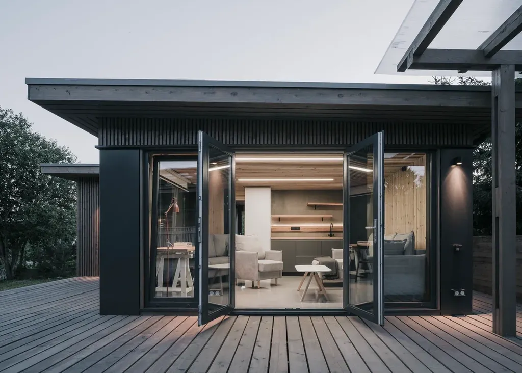 Загородный дом с банным комплексом