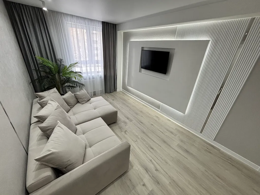 Комфортабельная евро-трехкомнатная квартира