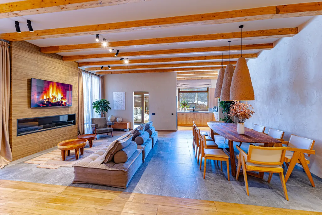 Элитное шале для 12 гостей с джакузи и сауной