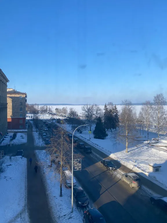 Двушка Hygge Karelia Онежские паруса с видом на озеро и набережную