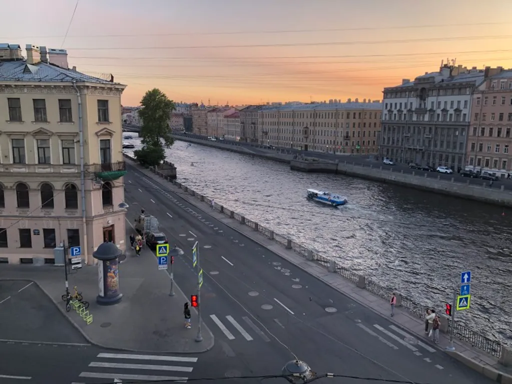 Квартира Двухместная комната с красивым видом на реку Фонтанку — Санкт-Петербург