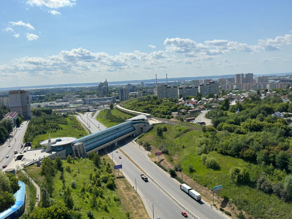 Квартира Квартира 2 комнатные аартаменты с панорамным видом на город у метро Аметьево — Казань