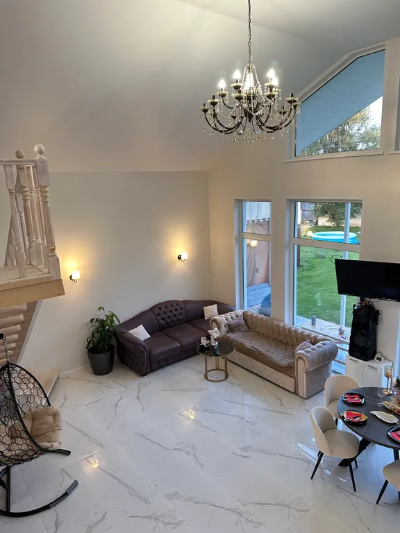 Коттедж Дом с панорамными окнами и баней — аренда посуточно в Бронницы