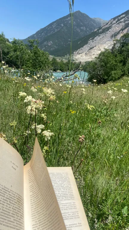 Домики у реки Теберда