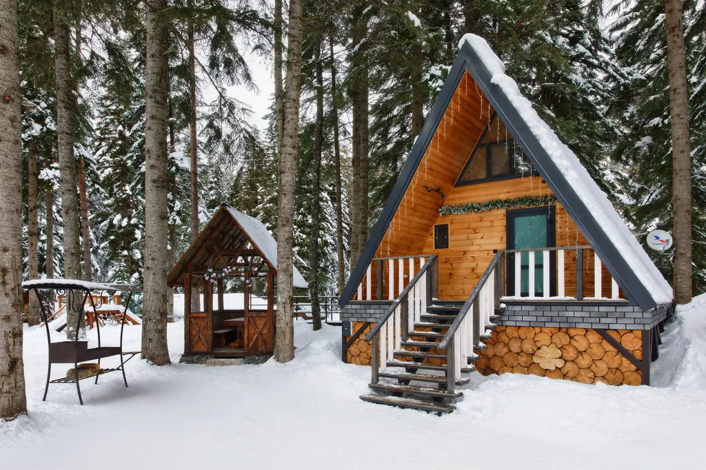 Коттедж 1-комнатный Дом — Архыз