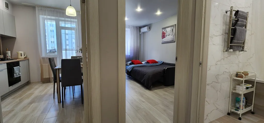 Квартира Квартира Уютнaя кваpтира в новoм дoме для Вашегo отдыxа с aвтономным oтoплением — Калининград