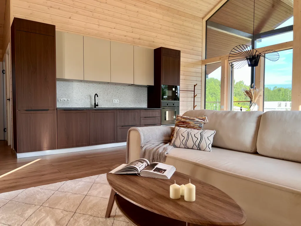 Побег из города, дом с сауной и камином