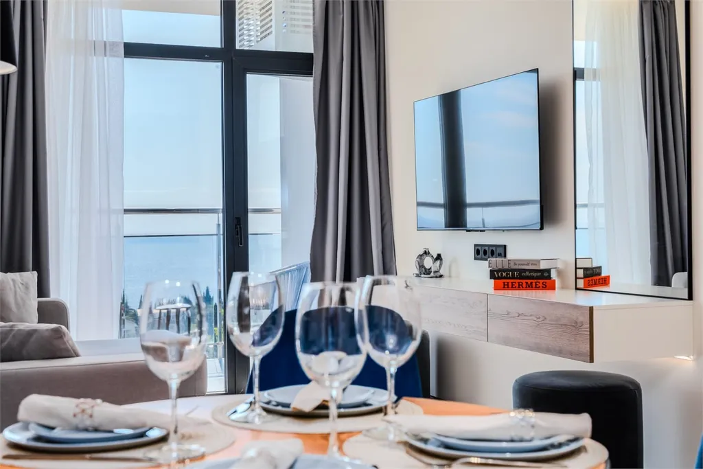 Апартамент 2к Golden Time с прямым видом на море