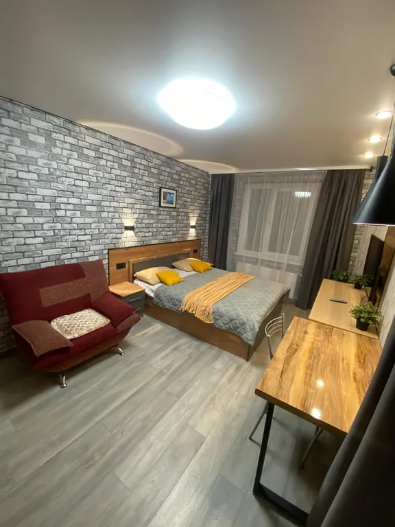 Квартира с отличным ремонтом и красивым видом из окна