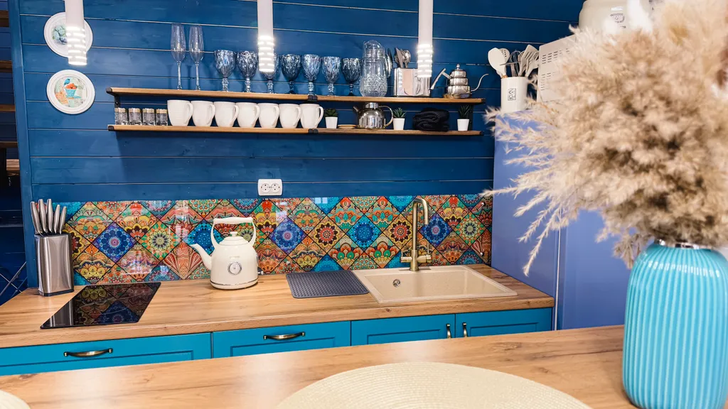 Barnhouse с балконом и видом на горы