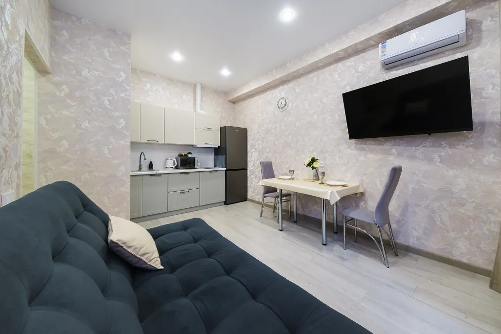 Квартира с видом на зелень и большой лоджией в новом ЖК 800 м от моря