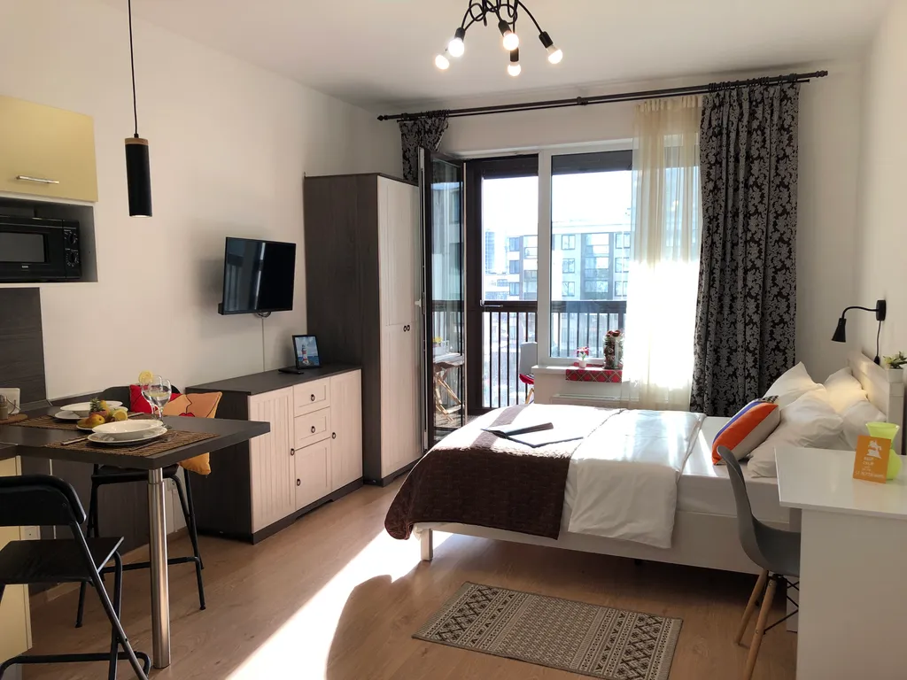 Квартира Квартира Студия близко к аэропорту — Санкт-Петербург