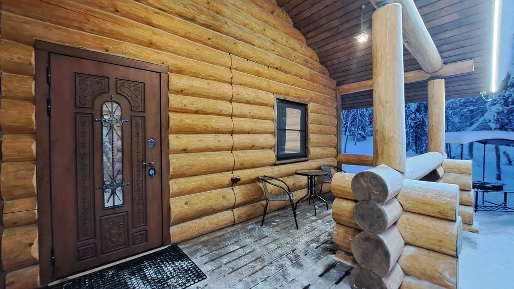 Бревенчатый коттедж