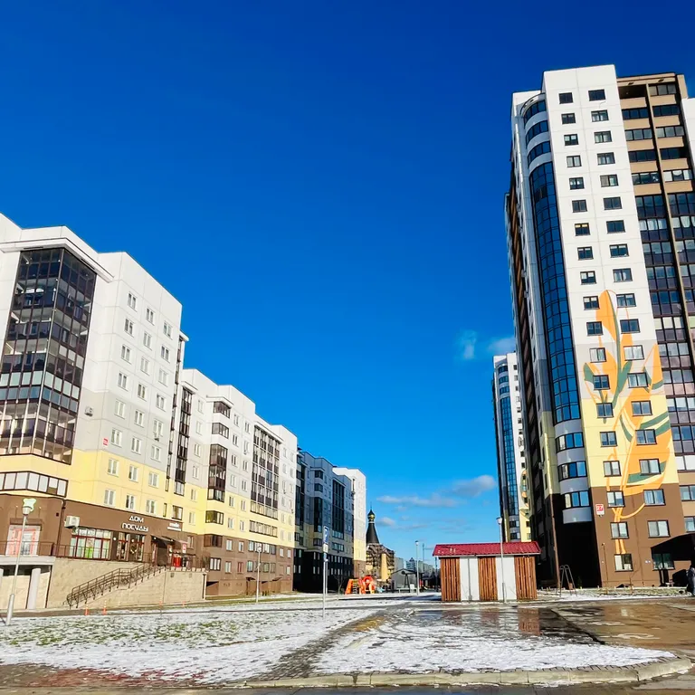 Квартира недалеко от центра в новом доме