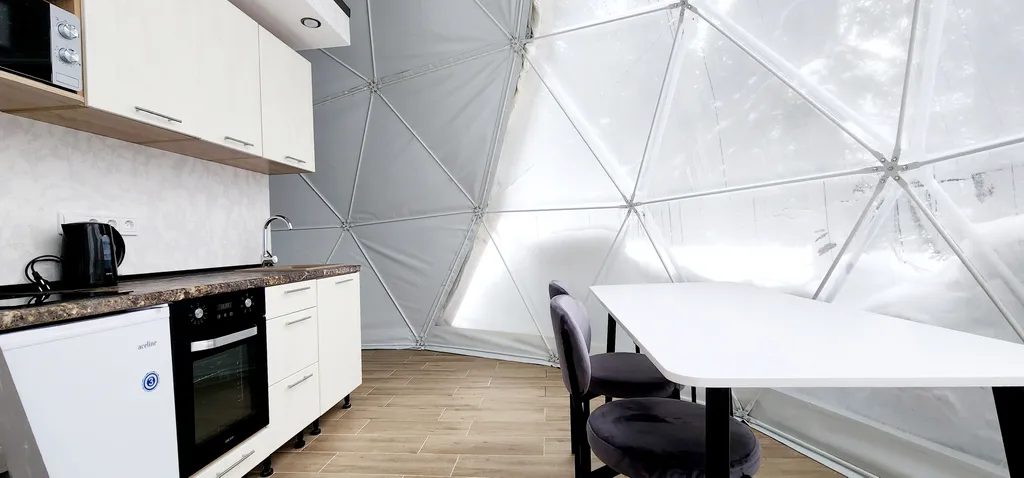 Уютный купольный дом 1