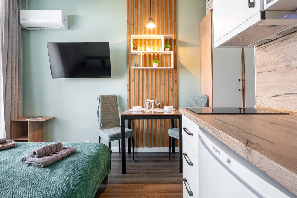 Квартира Зеленая студия в ЖК Кислород — аренда посуточно в Сочи