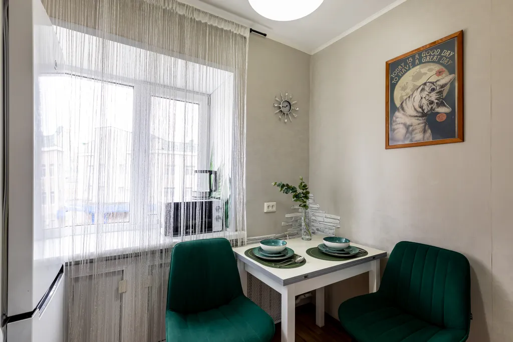 Квартира с видом на достопримечательности и набережную