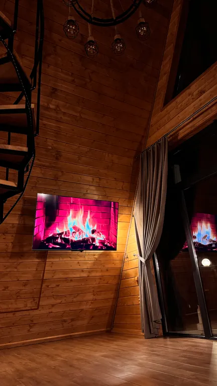 Коттедж Уютный домик A-Frame с видом на горы — Архыз