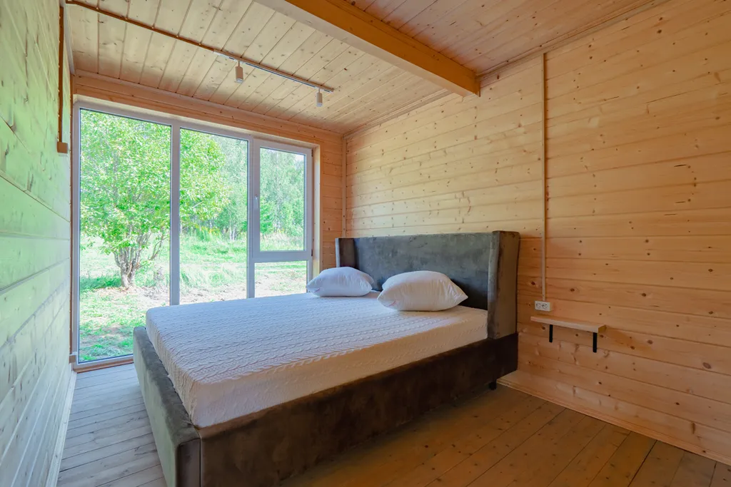 Малый дом с панорамным видом на озеро