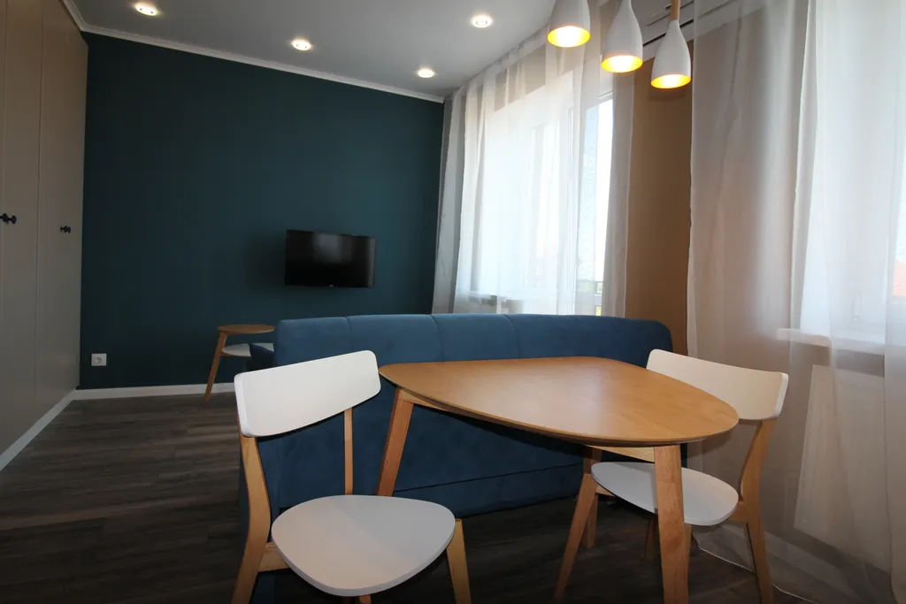 Студия с видом на море, дизайнерским ремонтом до пляжа 15 минут