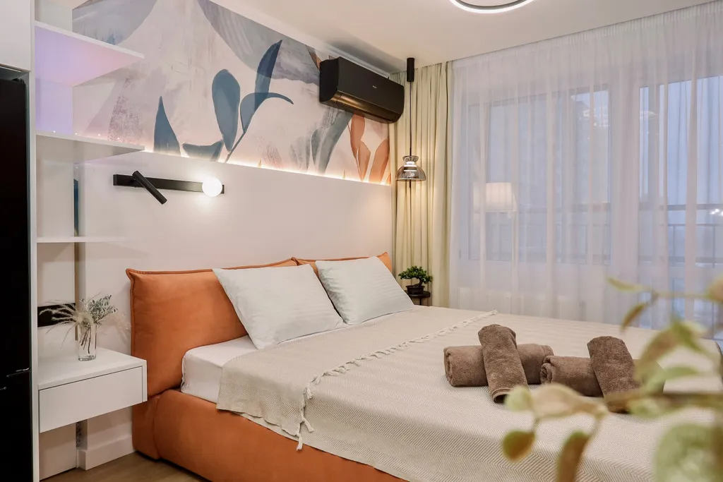 Дизайнерская студия премиум-класса c великoлепным видом для двоиx