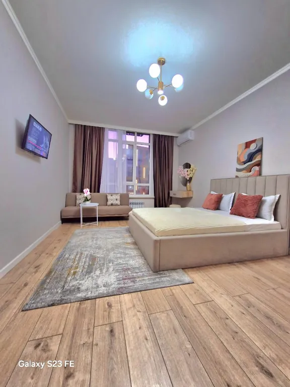 1-комнатная квартира в ЖК Almatym возле ТРЦ Мега Парк — аренда посуточно в Алматы