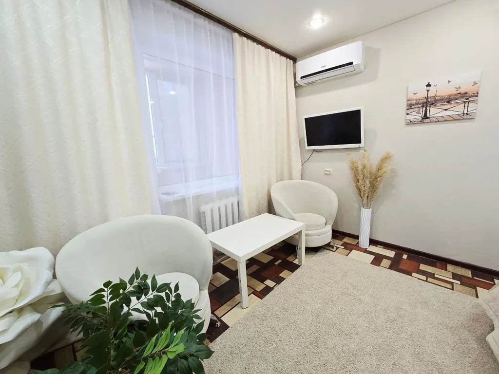 Уютная студия с круглой кроватью