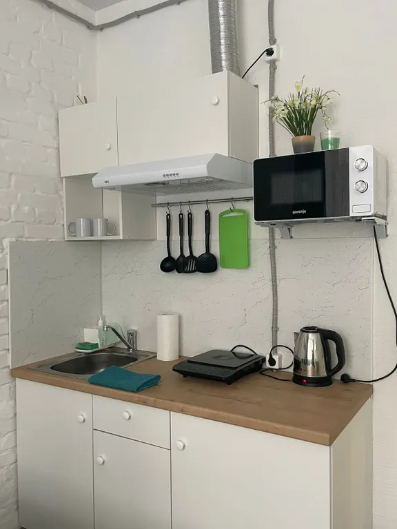 Квартира-студия в 10 минутах езды от центра