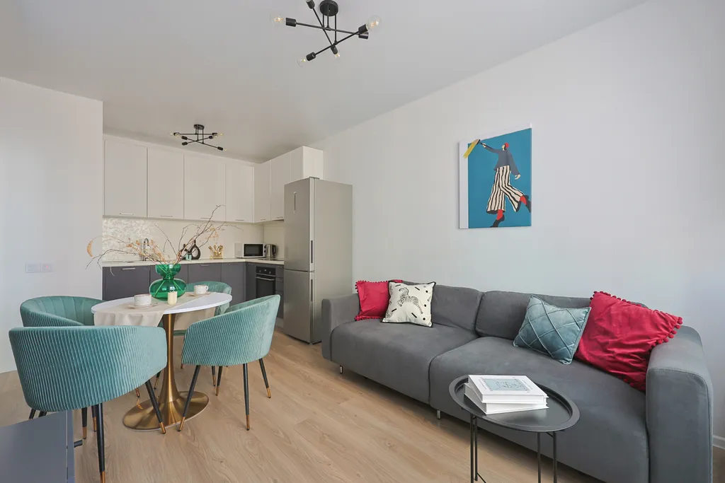 Квартира в спокойных благородных оттенках