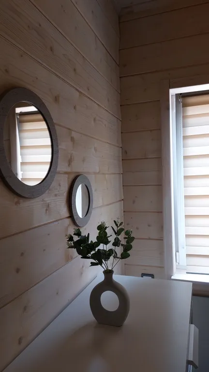 Дом в горной деревне с купелью фурако на террасе