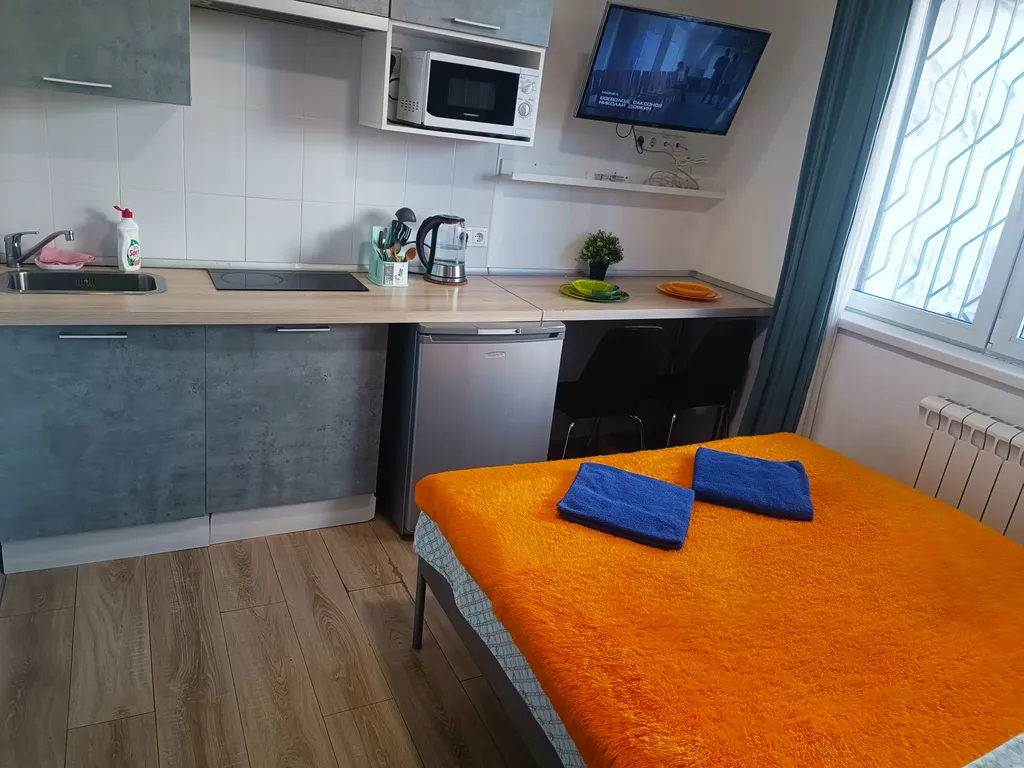 Трёхместная студия у Крокус Экспо и станции метро МЦД-D2 Пенягино