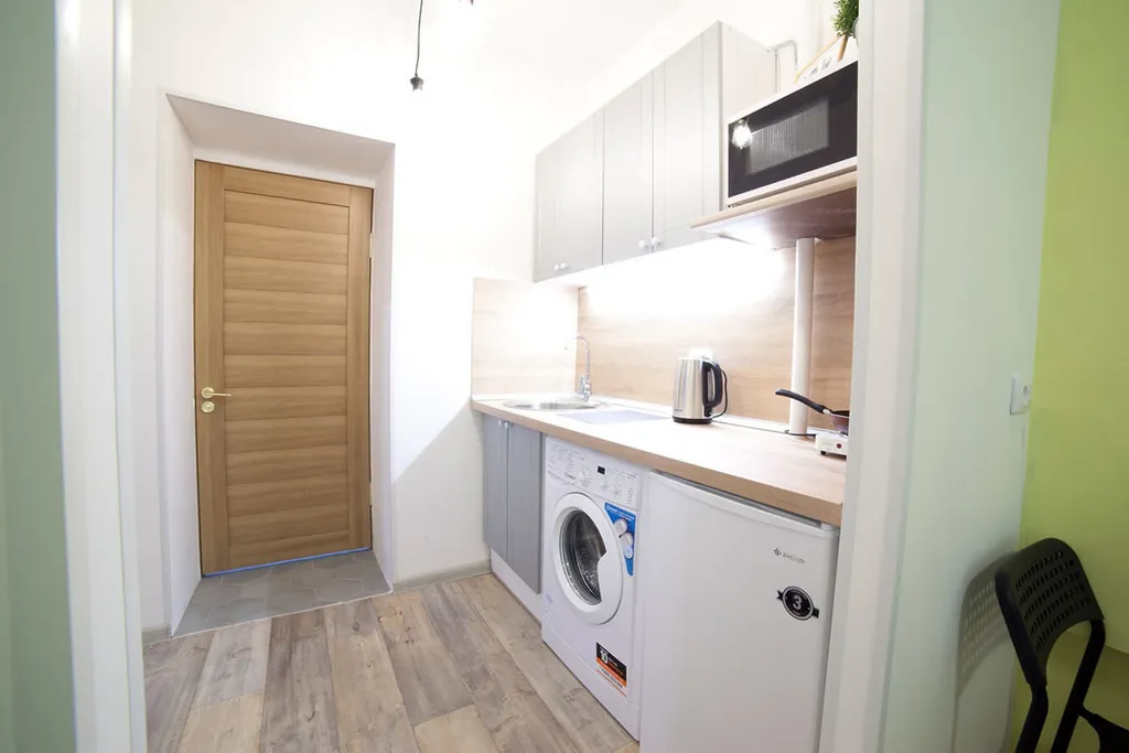 Квартира-студия для семейной пары в непосредственной близости к метро