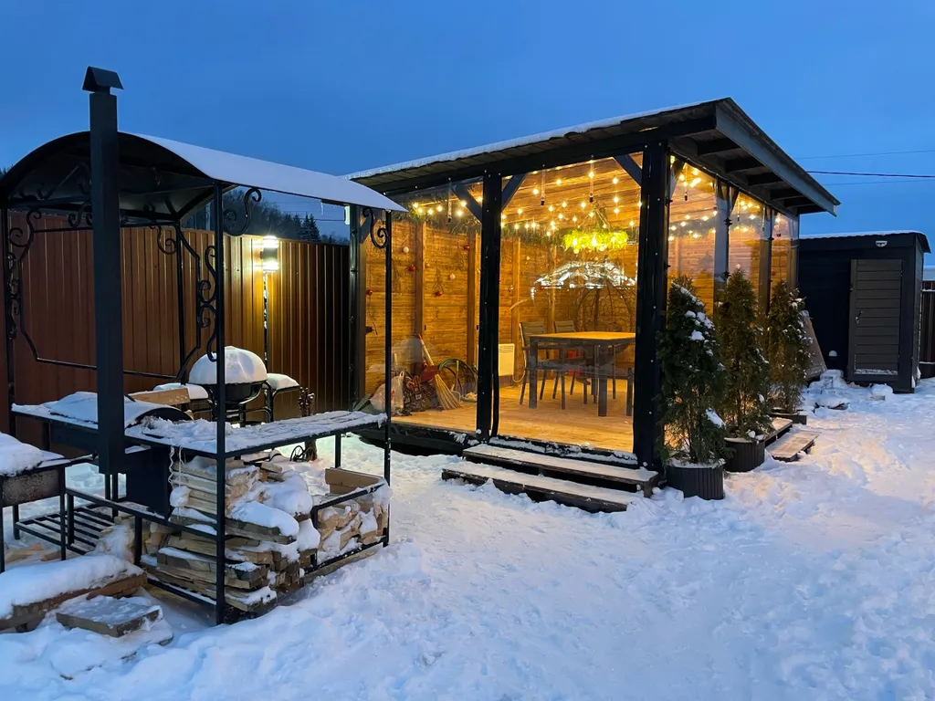 Коттедж Дом с баней и сибирским чаном — Васькино