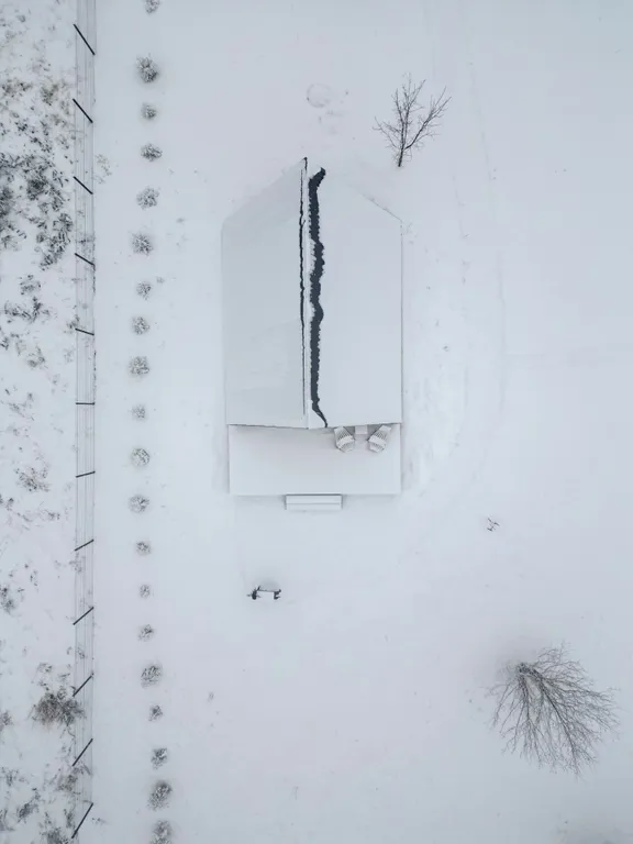 Уютный домик A-frame