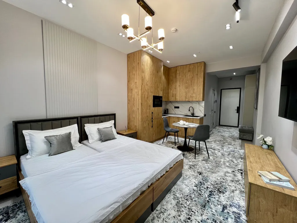 Апартаменты-студия на небоскрёбе U-tower 56