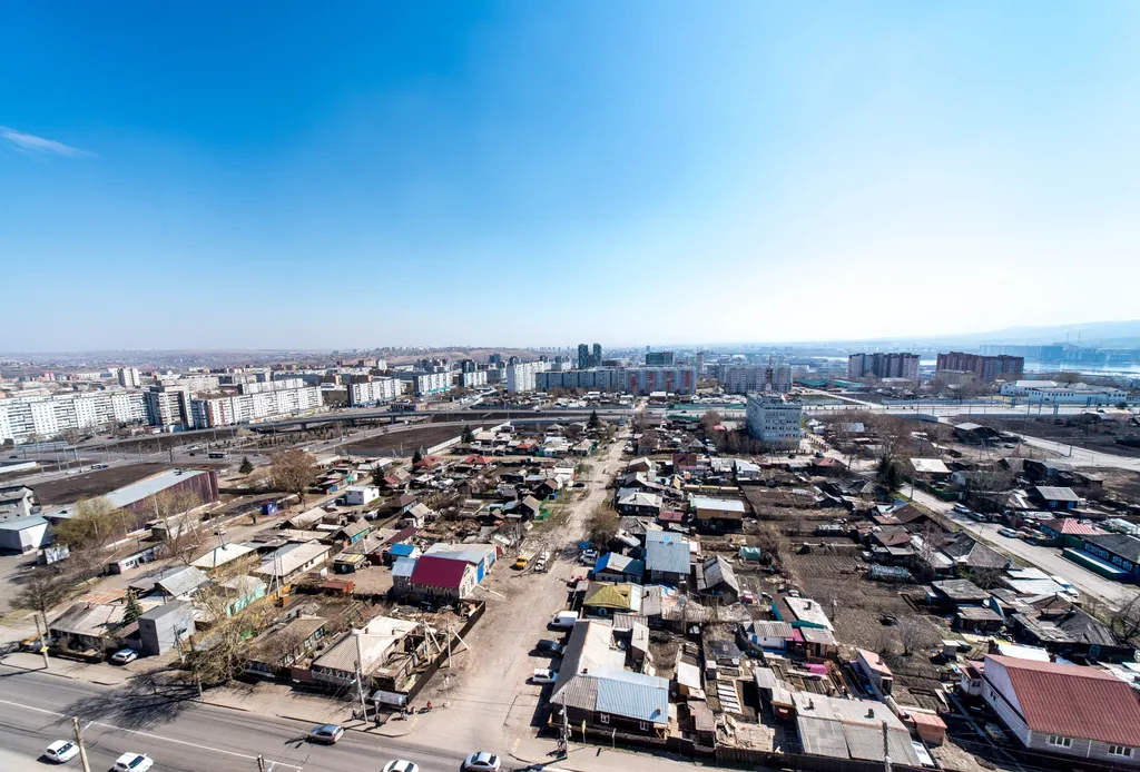 Квартира Квартира Студия на 17 этаже с красивым видом на город — Красноярск