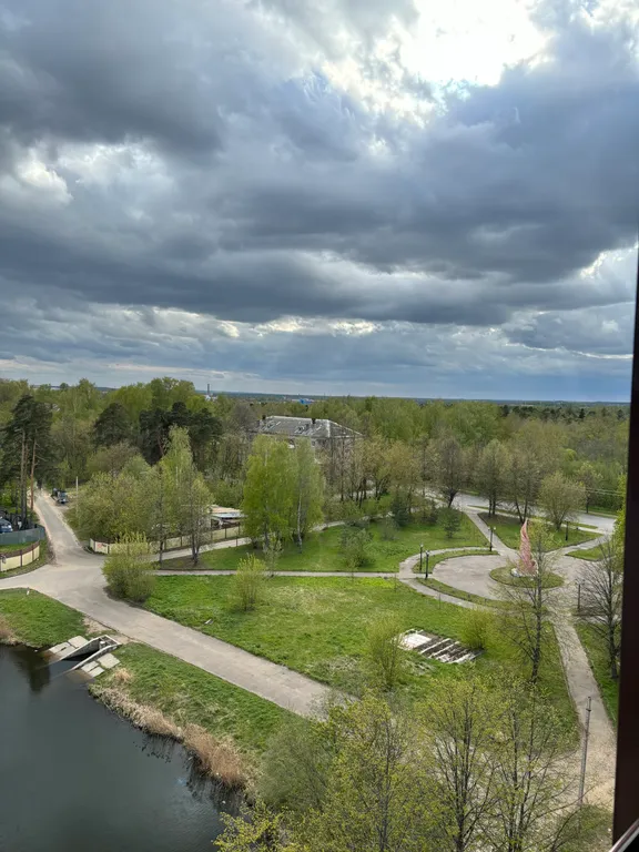 Квартира с видом на пруд и лес