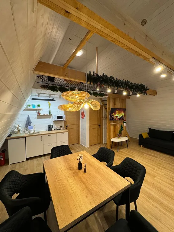 Коттедж Новый большой А-Фрейм с видом на лес — Казань