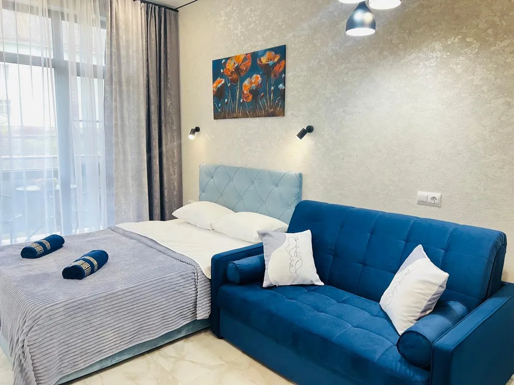 Уютная студия с балконом