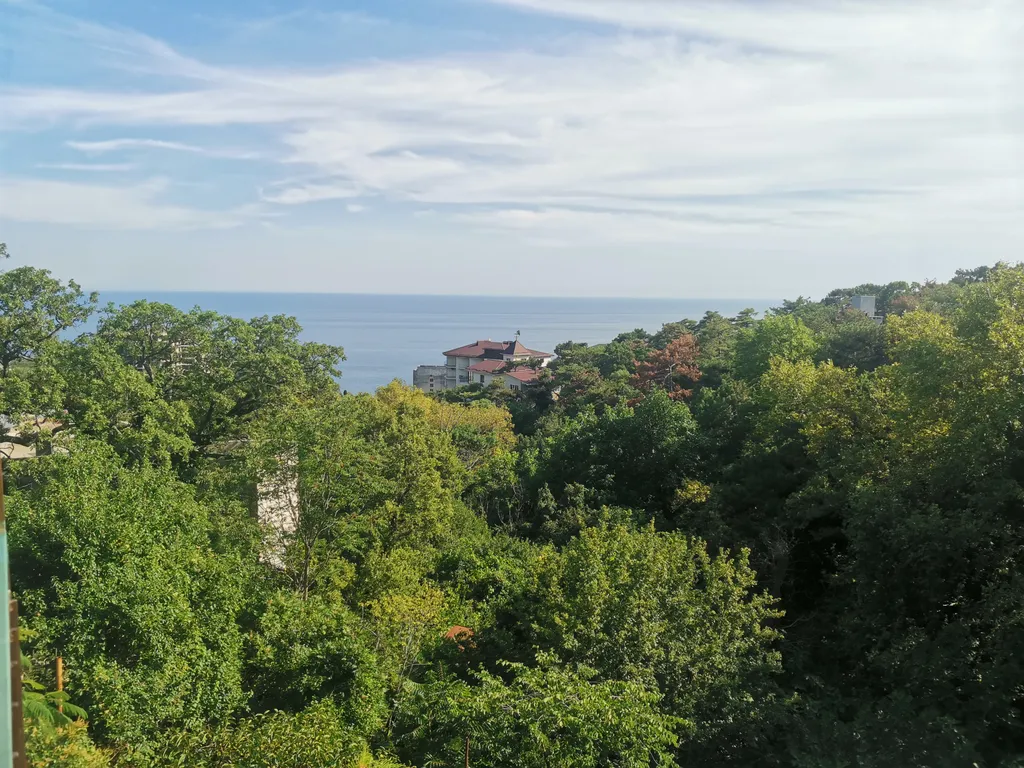 Уютная 2-комнатная квартира с видом на море и лес