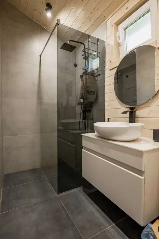 2-комнатный котедж на границе с лесом, 57м²